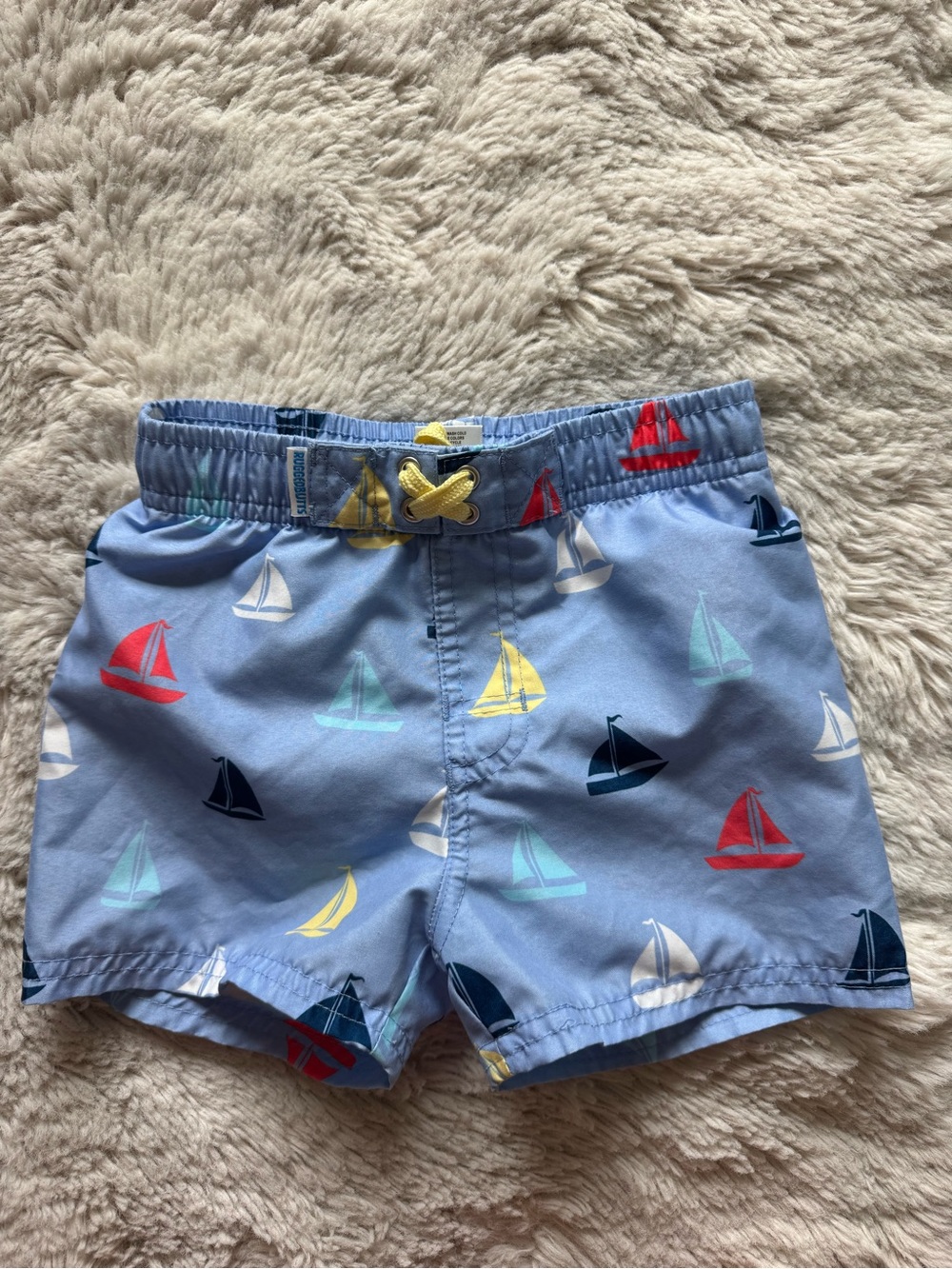Rugged Butts UPF 50+ sun protection Sailboat Swim Shorts